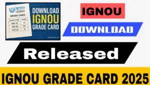 IGNOU Grade Card 2025