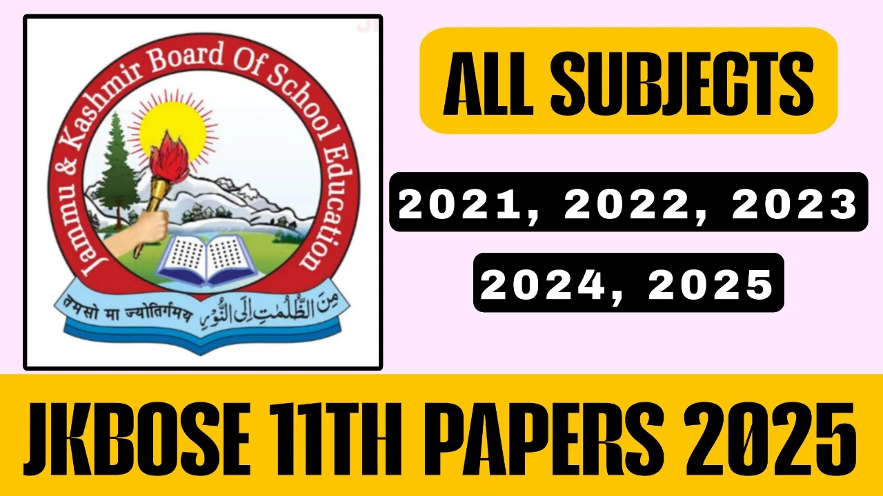 JKBOSE 11th Previous Year Papers