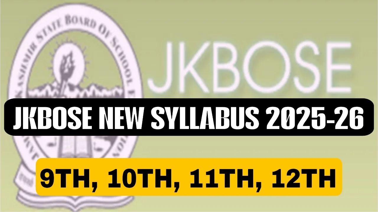 JKBOSE SYLLABUS 2025