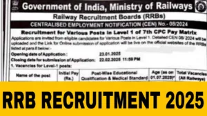 RRB Recruitment 2025