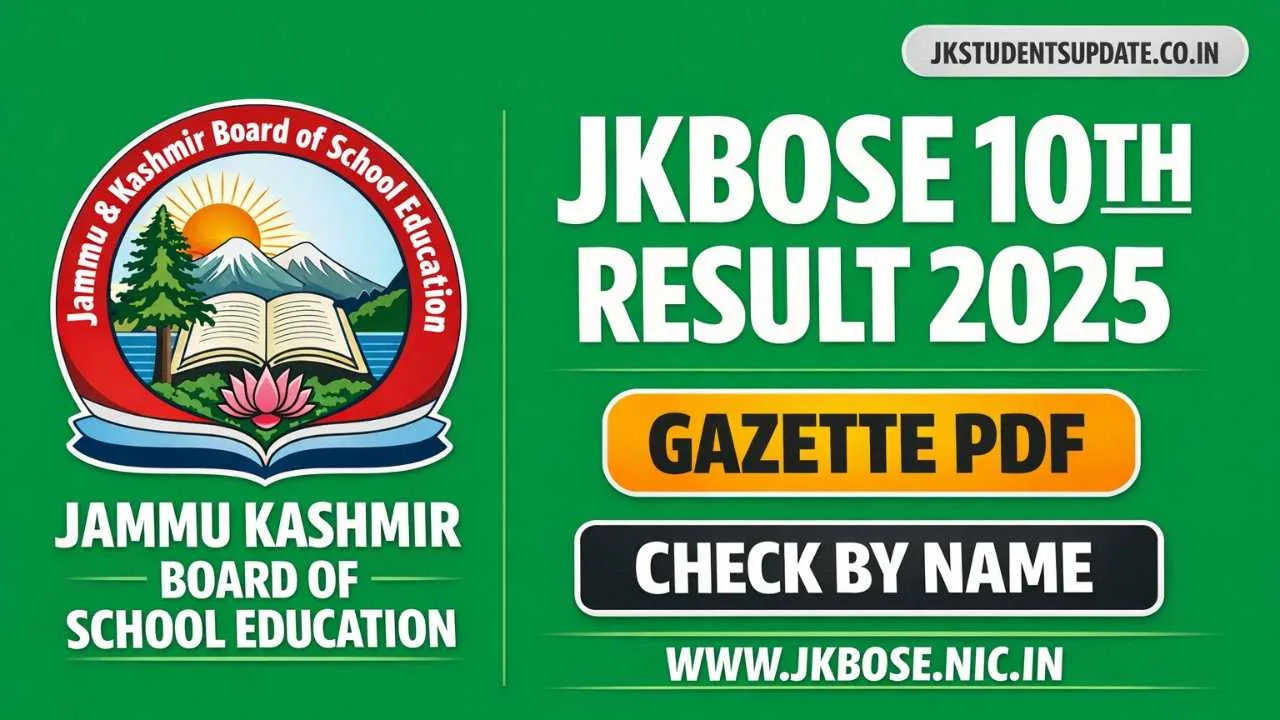 JKBOSE 10TH RESULT 2025