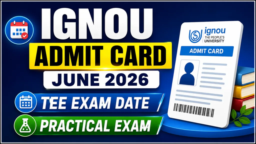 IGNOU Admit Card June