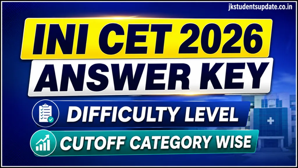 INI CET 2026 Answer Key