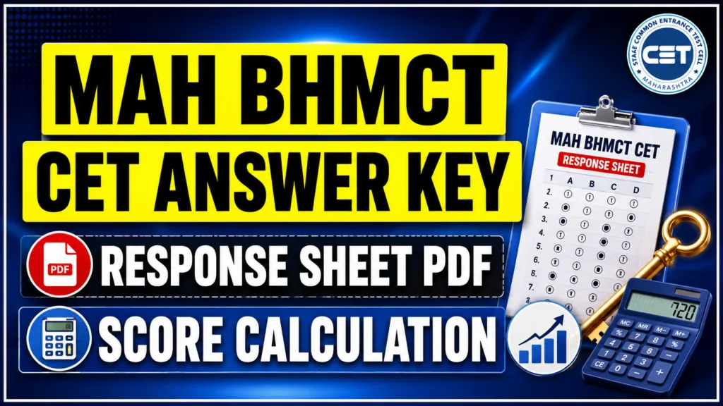 MAH BHMCT CET Answer Key