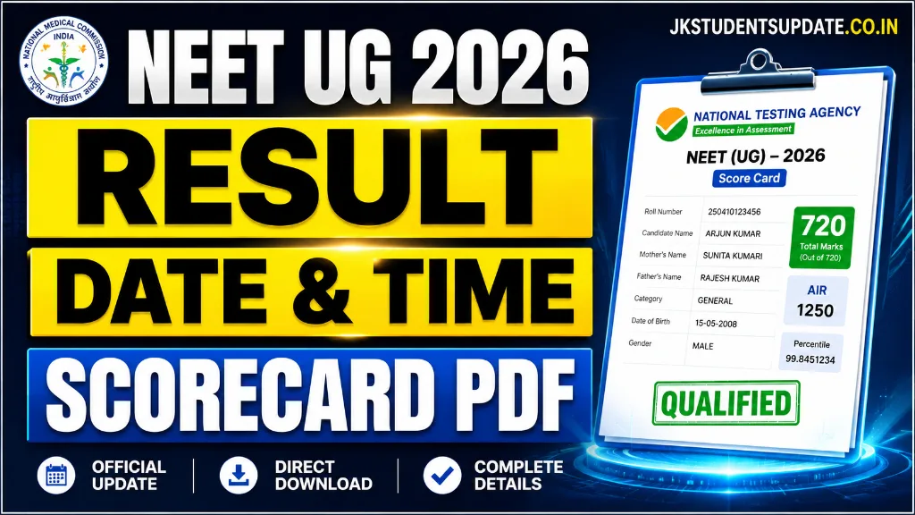 NEET UG 2026 Result Expected Date & Scorecard Release
